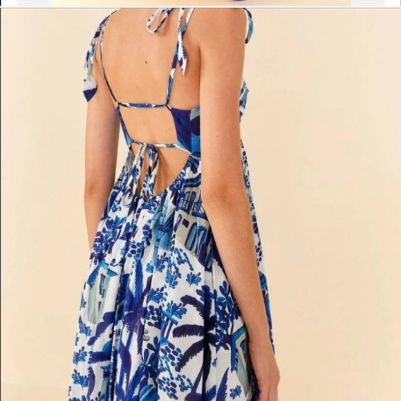 Farm Rio Tie Back Maxidress - Picture 6 of 6